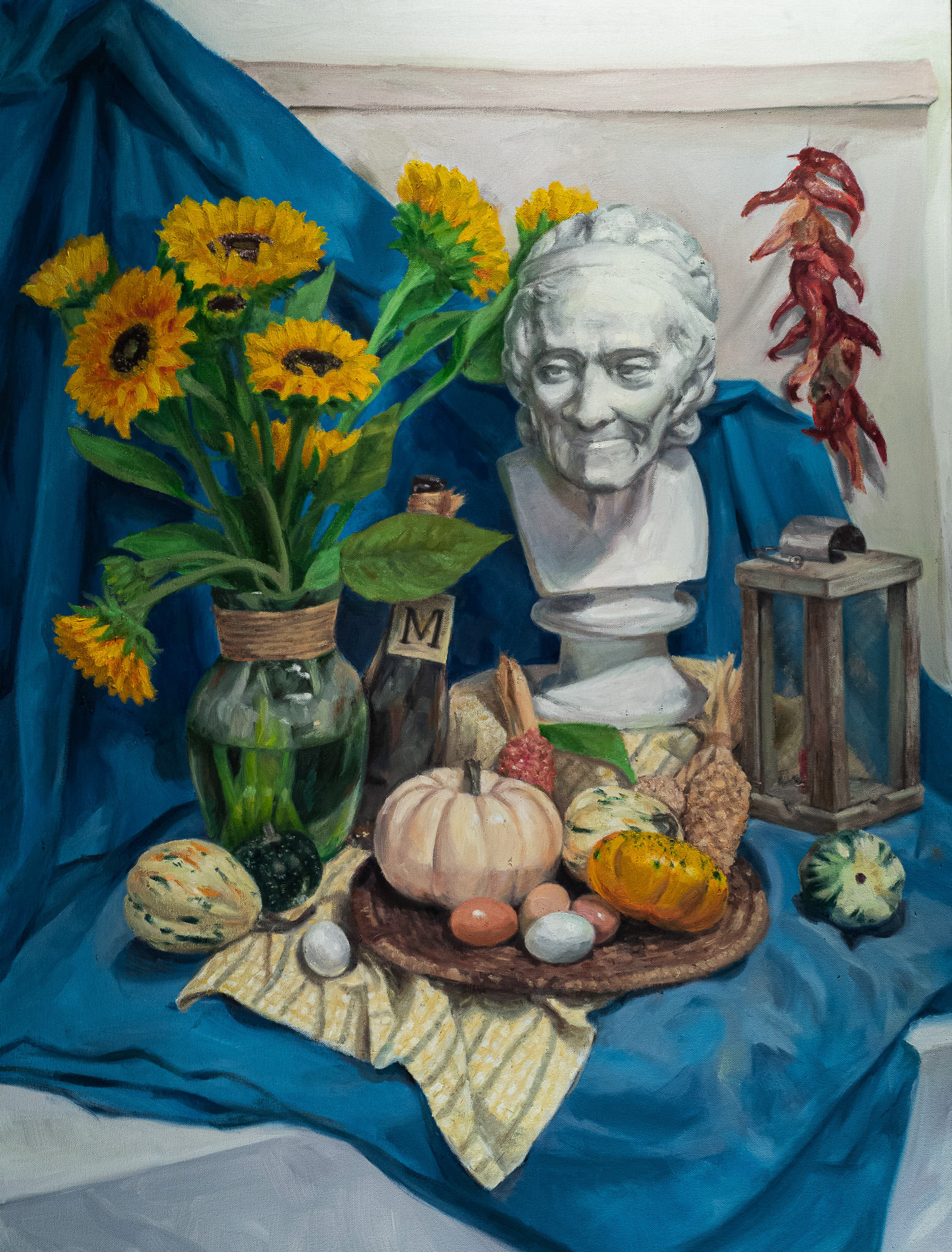 Statue painting